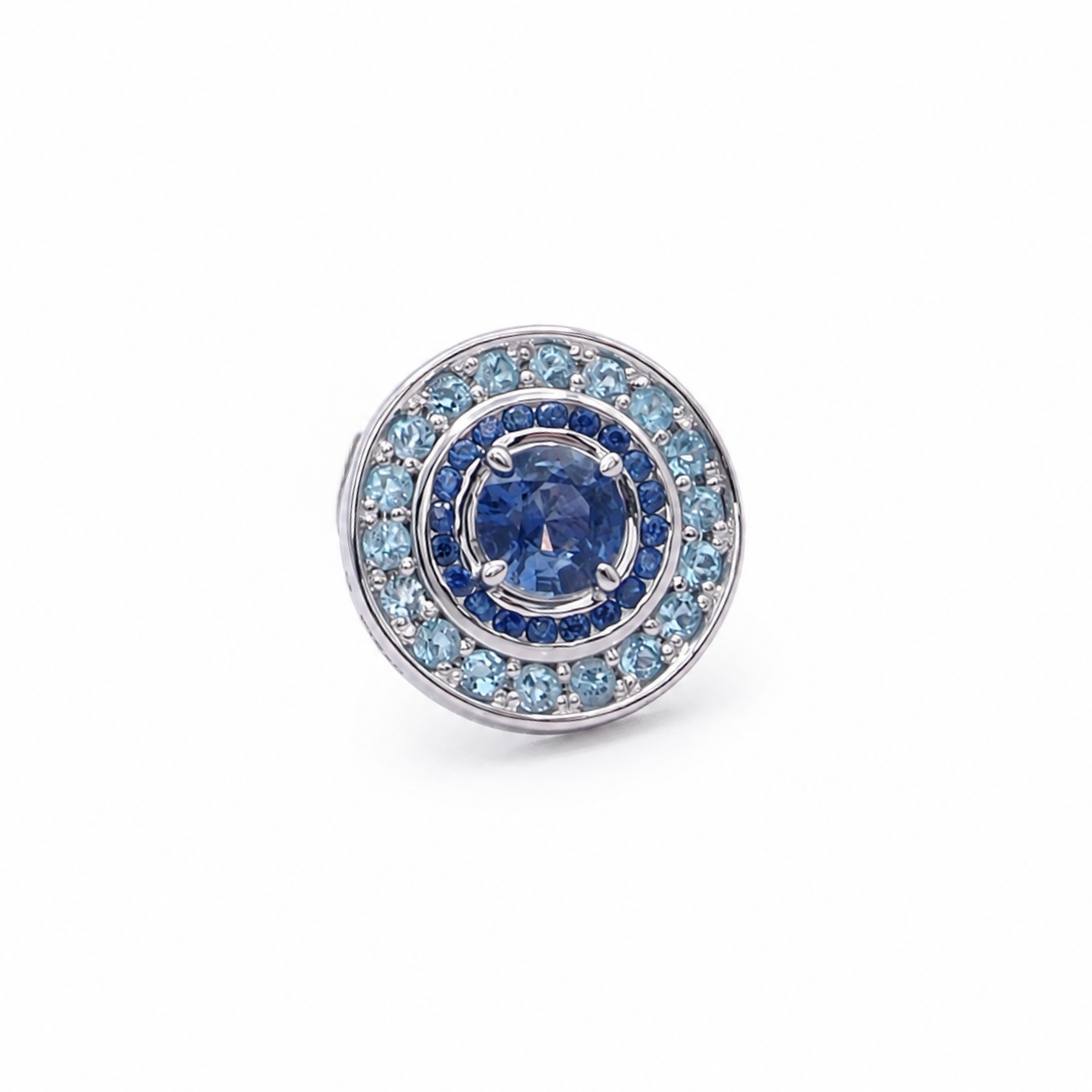 【Ⅲ】BLUE SAPPHIRE LAPEL PIN / FULL ORDER